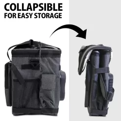 Koolatron Thermoelectric Iceless Electric Cooler Bag, 12Volt 26 qt (25 L) Black Gray