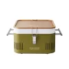 Everdure CUBE Charcoal Grill with Cool Touch Handles, Storage Container & Bamboo Serving Board
