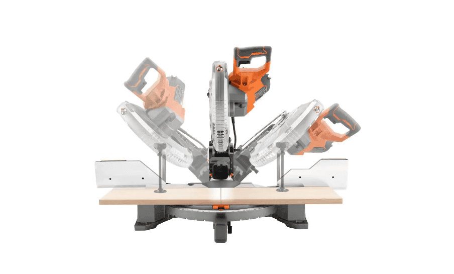 RIDGID Miter Saw R4123 15 Amp Corded 12 in. Dual Bevel with LED