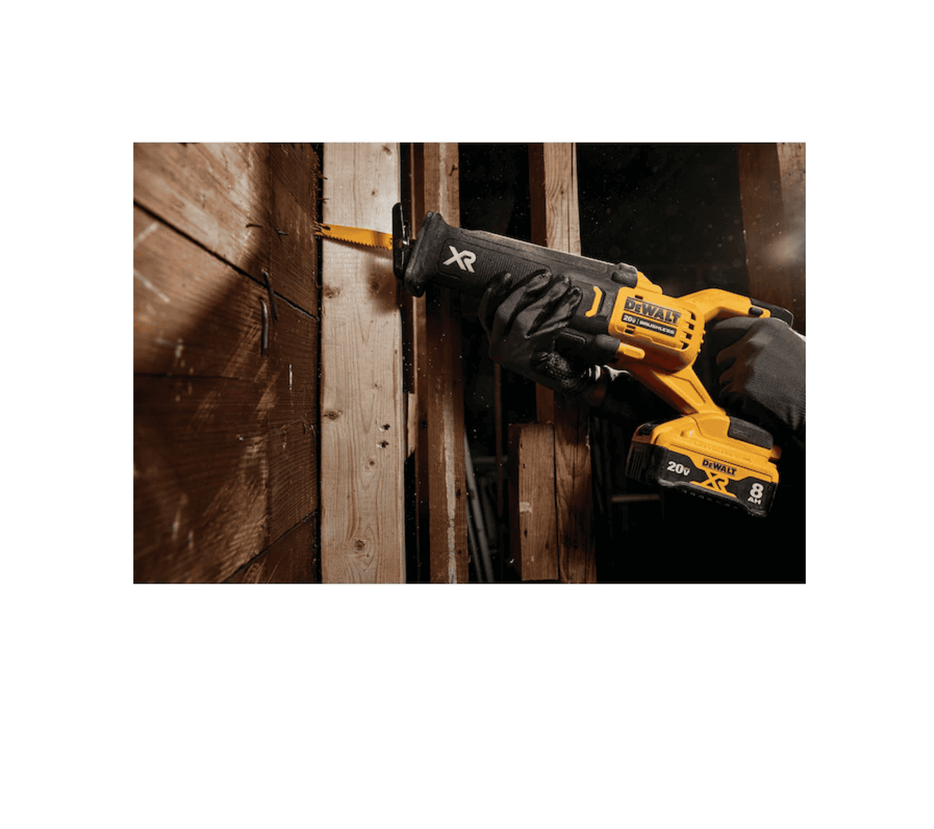 DEWALT Reciprocating Saw DCS368W1 XR POWER DETECT 20-volt Max Variable Speed Brushless Cordless (Charger Included and Battery Included) - Image 10