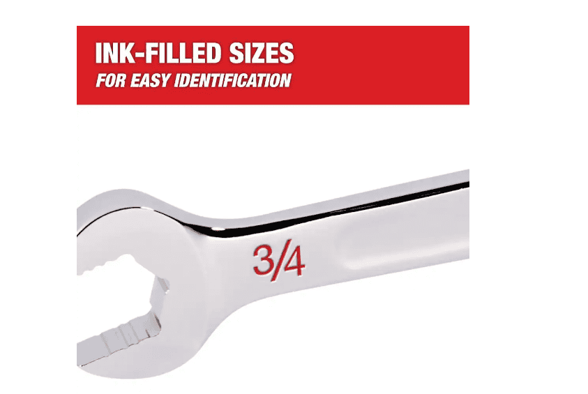 Milwaukee MLW48-22-9415 Combination SAE Wrench Mechanics Tool Set (15-Piece)