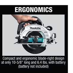 Makita Circular Saw XSH04ZB 18-Volt 6-1/2 in. LXT Sub-Compact Lithium-Ion Brushless Cordless (Tool Only)