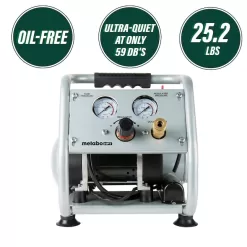 Alternative view of Metabo HPT EC28MM 1-Gallons Single Stage Portable Corded Electric Horizontal Air Compressor