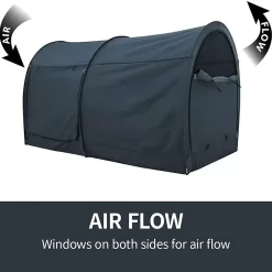 Alvantor Bed Tent Pop Up Canopy Twin Size Charcoal