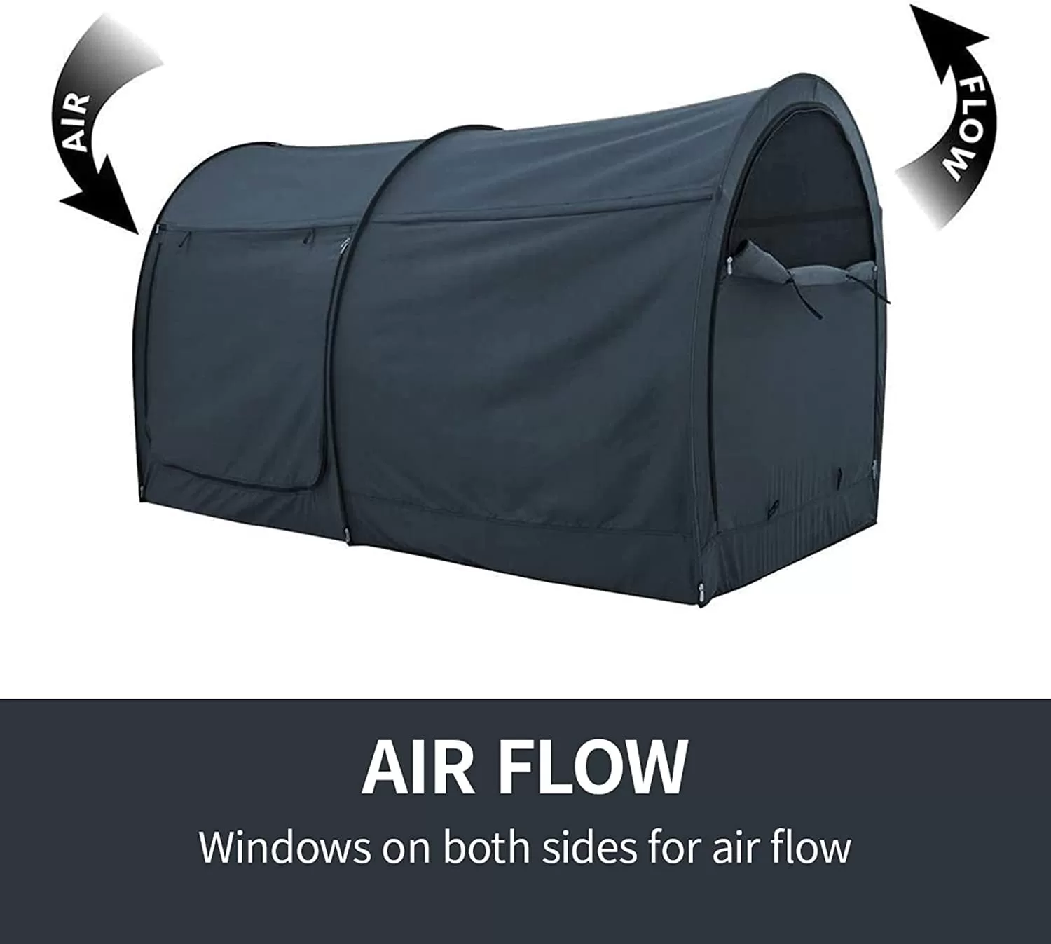 Alvantor Bed Tent Pop Up Canopy Twin Size Charcoal