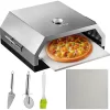 VEVOR Wood Pizza Oven 15.7" x 13.7" x 6.2" Wood Fired Pizza Oven Stainless Steel Top Portable