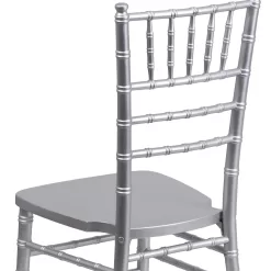 BizChair Silver Wood Chiavari Chair