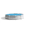 Intex 26701EH 10ft x 30in Prism Frame Above Ground Circle Swimming Pool & Filter Pump, Gray
