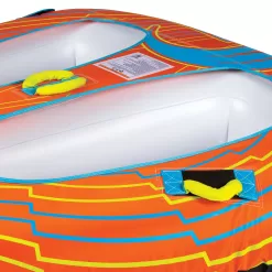 Connelly Double Trouble 2 Rider Inflatable Boat Towable Inner Tube, Orange