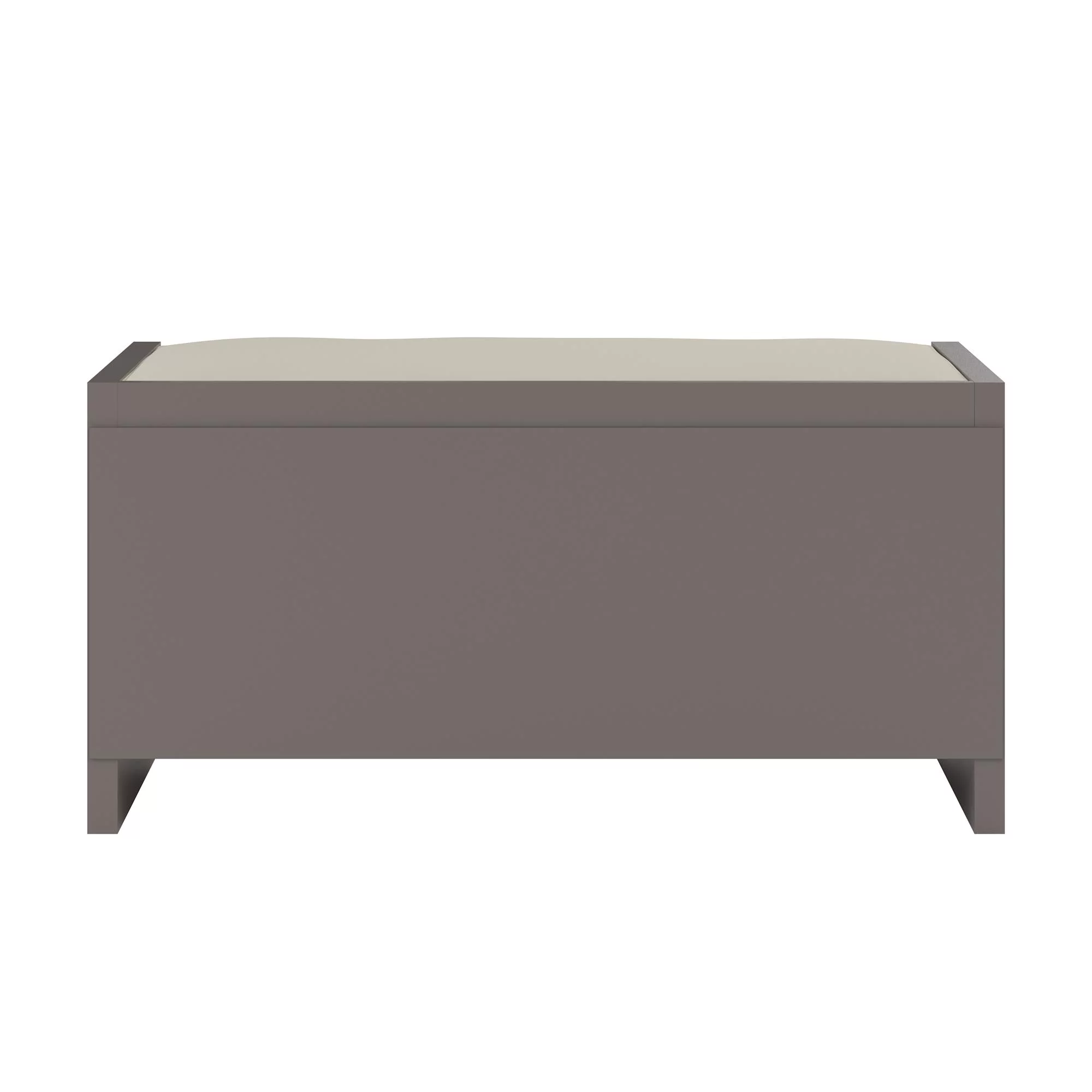 Ameriwood Home Collingwood Entryway Storage Bench with Cushion, Taupe - Image 4