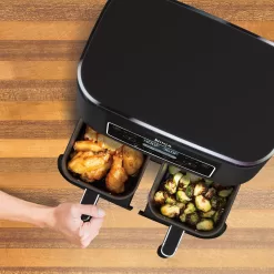Ninja® Foodi® 4-in-1 8-Quart. 2-Basket Air Fryer with DualZone™ Technology- Air Fry, Roast, and more