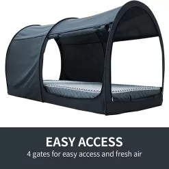 Alvantor Bed Tent Pop Up Canopy Twin Size Charcoal