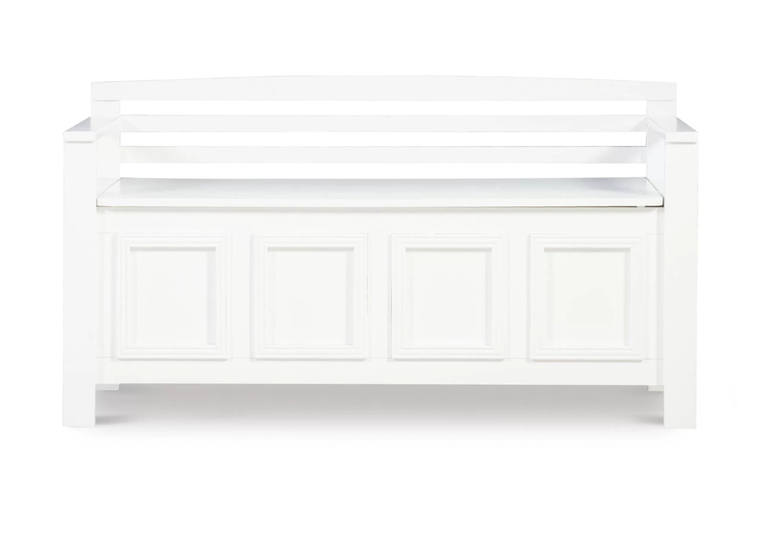 Linon Laredo Storage Bench, White