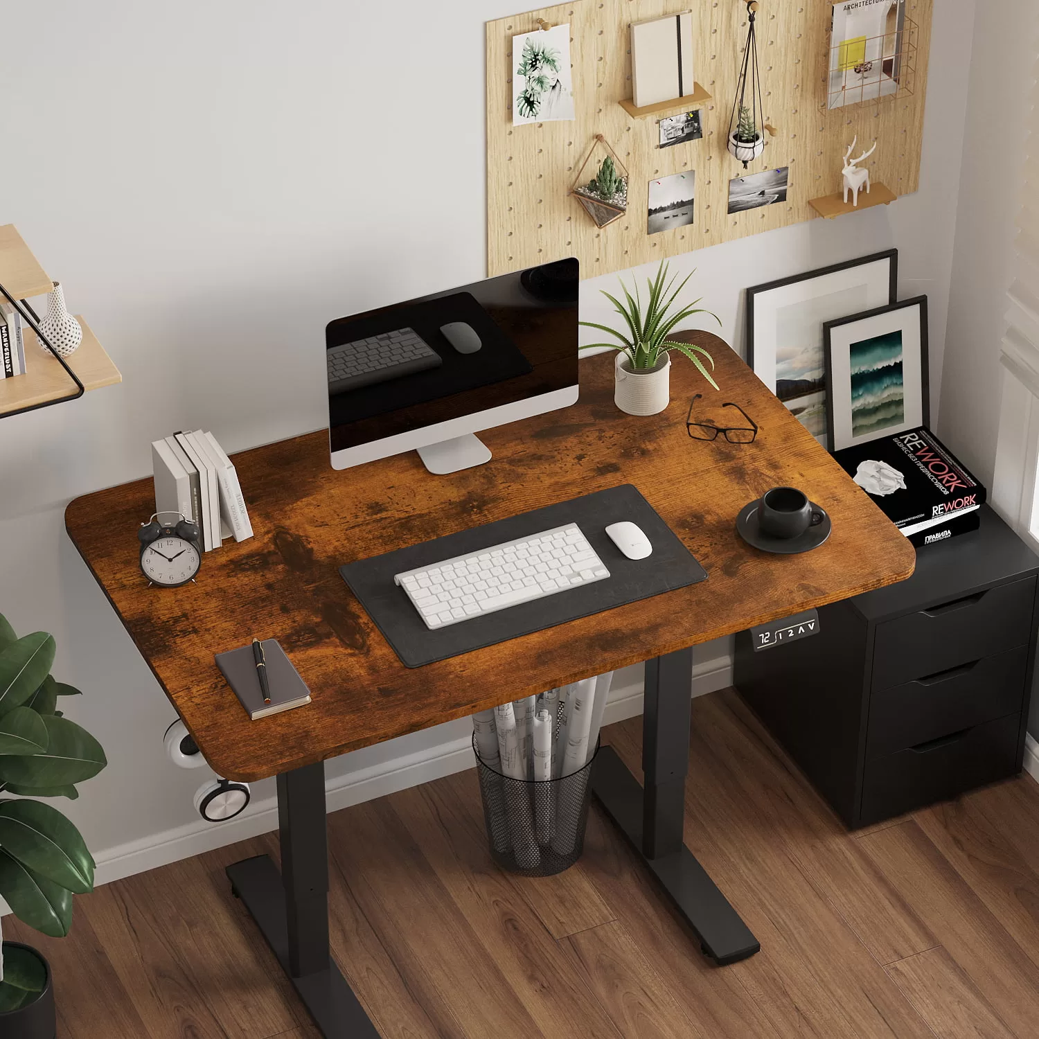 Furmax 40" x 24" Home Office Electric Height Adjustable Standing Desk