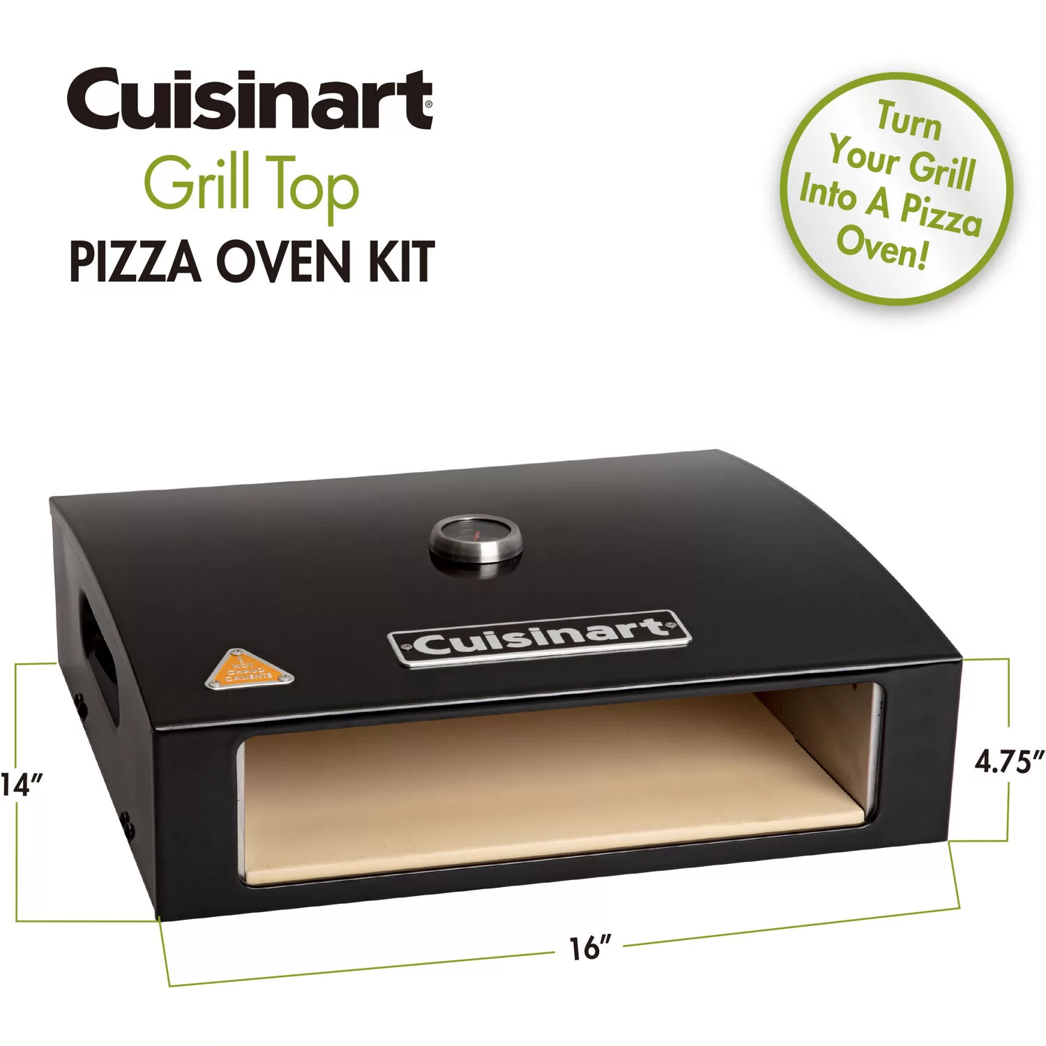 Cuisinart Grill Top Pizza Oven Kit