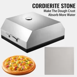 VEVOR Wood Pizza Oven 15.7
