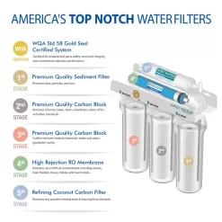APEC Water Systems Essence Premium Quality 5, Drinking Water Filter System