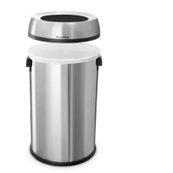 Alpine Industries 17 Gal. Stainless Steel Commercial Trash Can