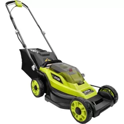 RYOBI P1180VNM ONE+ 18V 13 in. Cordless Battery Walk Behind Push Lawn Mower with 4.0 Ah Battery and Charger