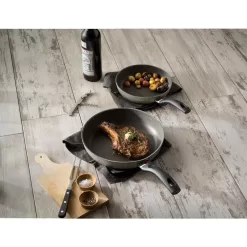 Ballarini Parma 10-Piece Aluminum Ceramic Nonstick Cookware Set in Gray