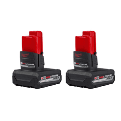 Milwaukee M12 12-Volt Lithium-Ion XC High Output 5 Ah Battery (2-Pack)