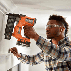 RIDGID R09891B 18V Brushless Cordless 18-Gauge 2-1/8 in. Brad Nailer (Tool Only) with CLEAN DRIVE Technology