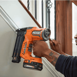 RIDGID R09891B 18V Brushless Cordless 18-Gauge 2-1/8 in. Brad Nailer (Tool Only) with CLEAN DRIVE Technology