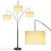Brightech  84-in Oil Brushed Bronze Multi-head Floor Lamp