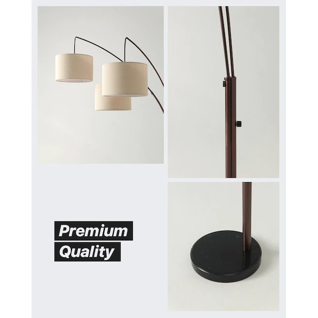 Brightech 84-in Oil Brushed Bronze Multi-head Floor Lamp - Image 2