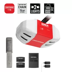 Alternative view of CRAFTSMAN  0.5-HP myQ Smart Chain Drive Garage Door Opener Works with Myq Wi-fi Compatibility