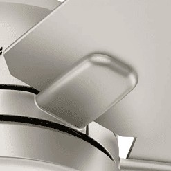Cavera II 52 in. Matte Nickel Wifi-Enabled Smart Ceiling Fan Light Kit & Remote