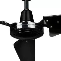Hampton Bay 60-inch Indoor/Outdoor Black Ceiling Fan