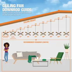 Home Decorators Collection 52-inch Integrated LED Indoor/Outdoor Brushed Nickel Ceiling Fan