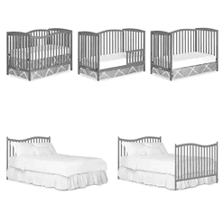 Chelsea Steel Grey 5-in-1 Convertible Crib