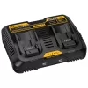 DEWALT 12/20V MAX Charging Station/Dual Charger for Jobsite (DCB102) , Black