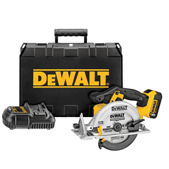 DEWALT Circular Saw DCS391P1 20-Volt MAX Cordless 6-1/2 in. with 20-Volt Battery 5.0Ah & Charger
