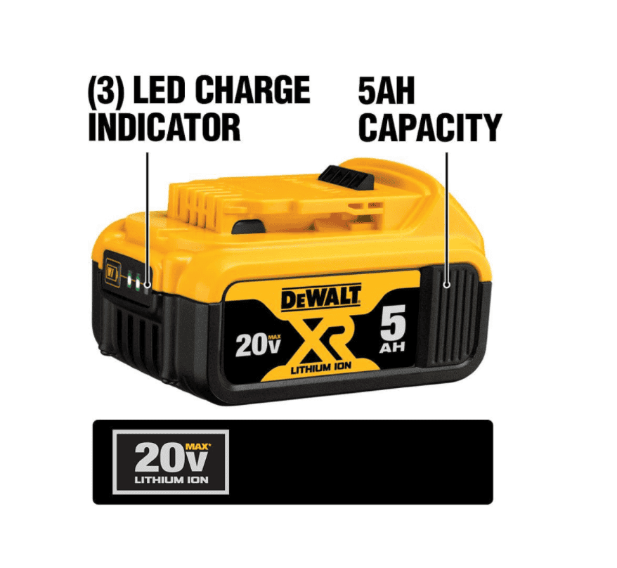 DEWALT Circular Saw DCS391P1 20-Volt MAX Cordless 6-1/2 in. with 20-Volt Battery 5.0Ah & Charger