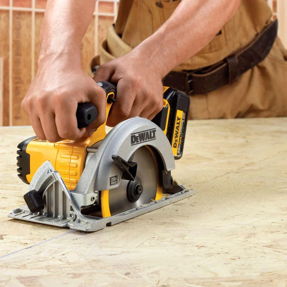 DEWALT DCS391B 20-Volt MAX Cordless 6-1/2 in. Circular Saw with (1) 20-Volt Battery 4.0Ah & Charger
