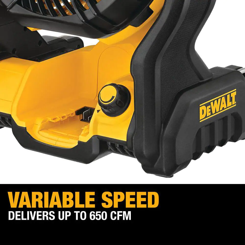 DEWALT DCE512B 20-Volt MAX Jobsite Fan