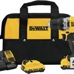 DEWALT Drill DCD701F2 XTREME 12-volt Max 3/8-in Brushless Cordless (2 Li-ion Batteries Included and Charger Included)