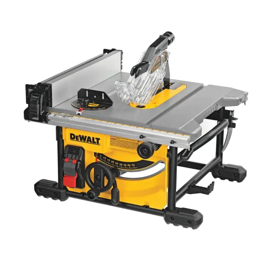 DEWALT Table Saw DWE7485 15 Amp Corded 8-1/4 in. Compact Portable (Stand Not Included)