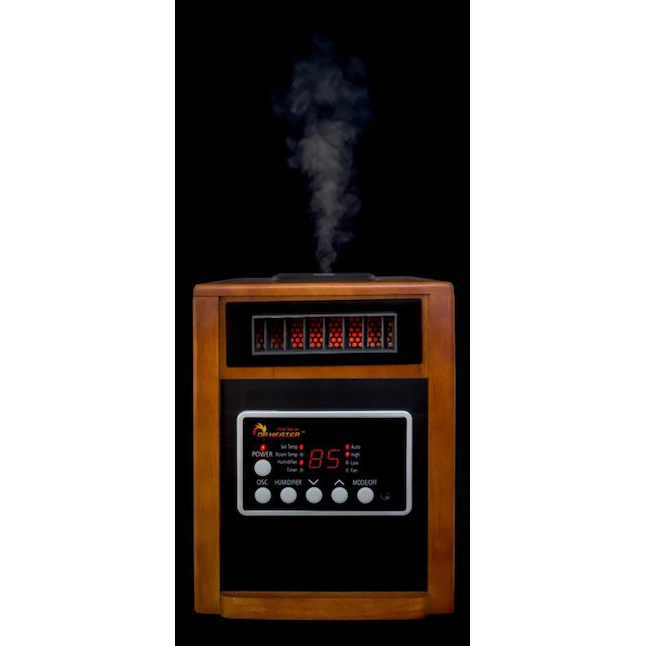 Dr Infrared Heater DR-998 1500-Watt Infrared Quartz Cabinet Indoor Electric Space Heater with Thermostat and Remote Included - Image 4