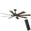 Home Decorators Collection 52106 Makenna 60 in. Changing Integrated Outdoor LED DC Motor and Remote