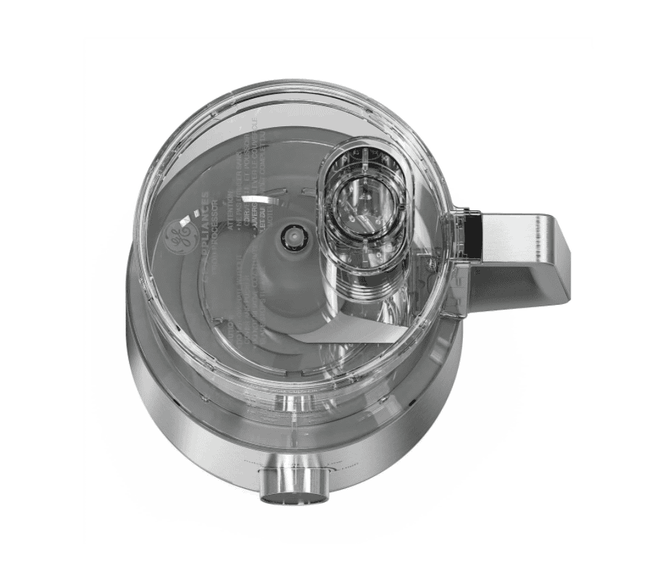 GE 12-Cup Stainless Steel Food Processor with 3 Variable Speeds