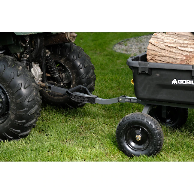 Gorilla Carts 7-cu ft Poly Yard Cart - Image 9