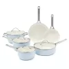 GreenPan Padova 10-Piece Cookware Set, Light Blue