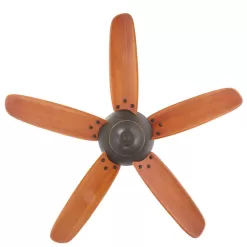 Home Decorators Collection 26655 Altura 56 in. Indoor Oil-Rubbed Bronze Ceiling Fan with Downrod, Remote and Reversible Motor; Light Kit Adaptable
