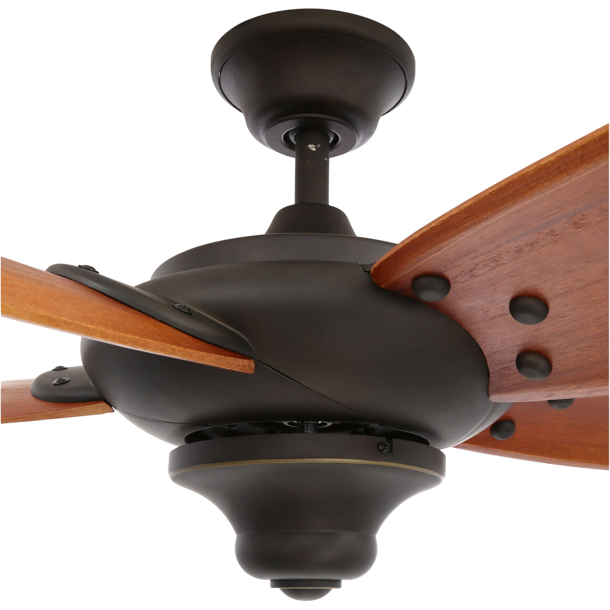 Home Decorators Collection 26655 Altura 56 in. Indoor Oil-Rubbed Bronze Ceiling Fan with Downrod, Remote and Reversible Motor; Light Kit Adaptable