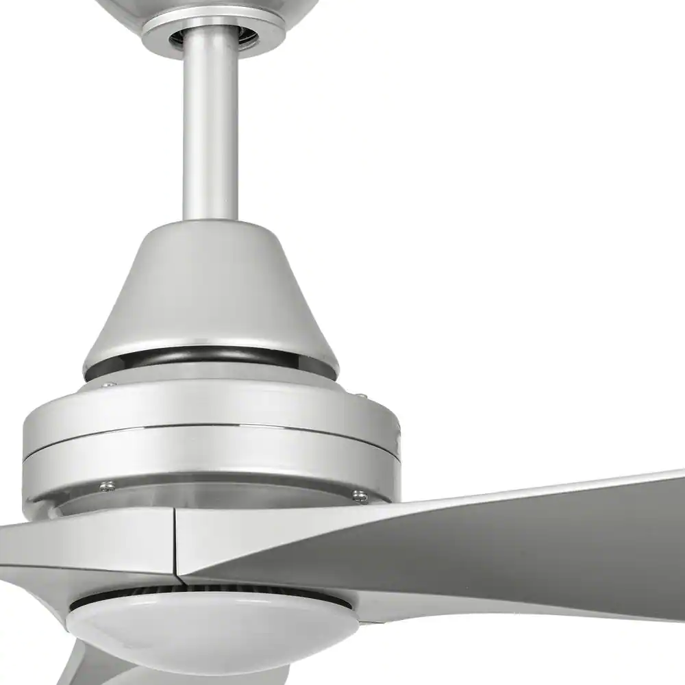 Home Decorators Collection 52-inch Integrated LED Indoor/Outdoor Brushed Nickel Ceiling Fan