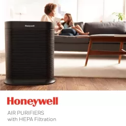 Honeywell HEPA Air Purifier, Large Room (310 sq. ft.) Black